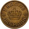 Купить Дания 1 крона (krone) 1926