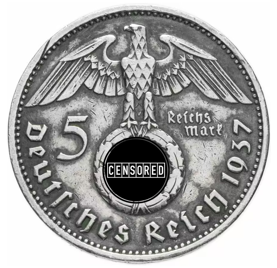 купить Германия (Третий Рейх) 5 марок 1937