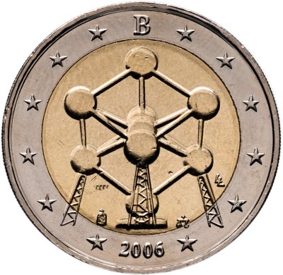 купить Бельгия 2 евро 2006 "Атомиум в Брюсселе"