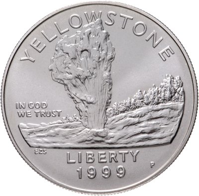 купить США 1 доллар 1999 "Йеллоустон"