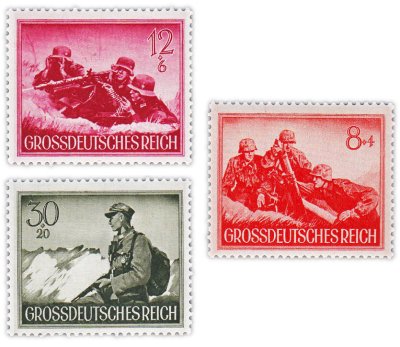 купить Германия, Третий рейх набор из 3 марок 1944 "Армия"