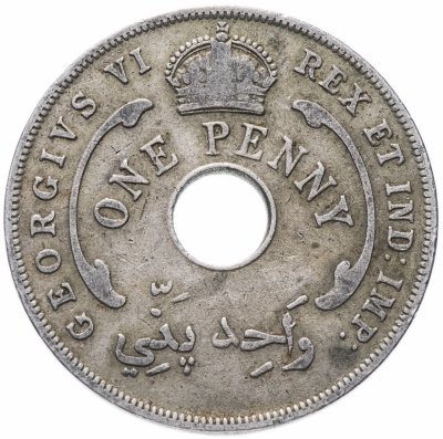 купить Британская Западная Африка 1 пенни 1947 H