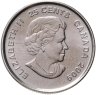 Купить Канада 25 центов (cents) 2009 "Женский хоккей"