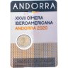 Купить Андорра 2 евро 2020 "XXVII Иберо-американский саммит в Андорре-2020", в блистере