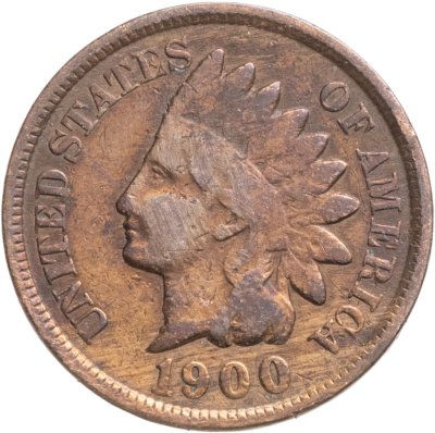 купить США 1 цент 1900 "Indian Head Cent"
