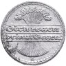 Купить Германия, Веймарская республика 50 пфеннигов (pfennig) 1921, знак монетного двора "G" — Карлсруэ