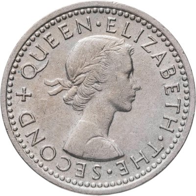 купить Новая Зеландия 3 пенса (pence) 1956 с ремнём на плече