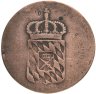 Купить Германия, Бавария 1 пфенниг 1824