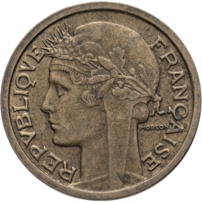 купить Франция 1 франк 1938-1940 случайный год