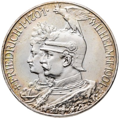 купить Германская империя [Пруссия] 5 марок 1901 "200 лет Королевству Пруссия"