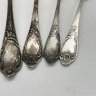 Купить Набор из 2 столовых и 2 десертных ложек (подбор), мНЦ (медь-никель-цинк), Вольнянский завод столовых приборов им. Шевченко (ЗiШ, ЗиШ), СССР, 1970-1980 гг.