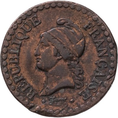 купить Франция 1 сантим 1849