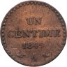 Купить Франция 1 сантим 1849