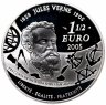 Купить Франция 1,5 евро (euro) 2005 Proof "Жюль Верн. «Двадцать тысяч льё под водой»