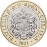 Купить Гибралтар 2 фунта 2021 "Поветкин против Уайта. Битва на скале"