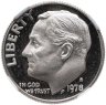 Купить США 10 центов (one dime) 1978 "Roosevelt Dime" в слабе DNC PF69