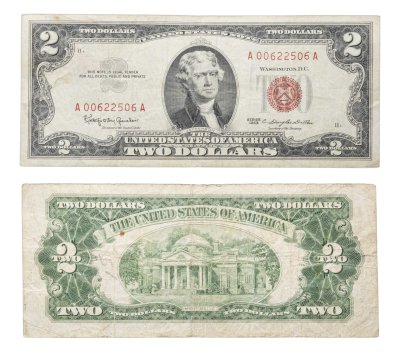 купить США 2 доллара 1963 AA