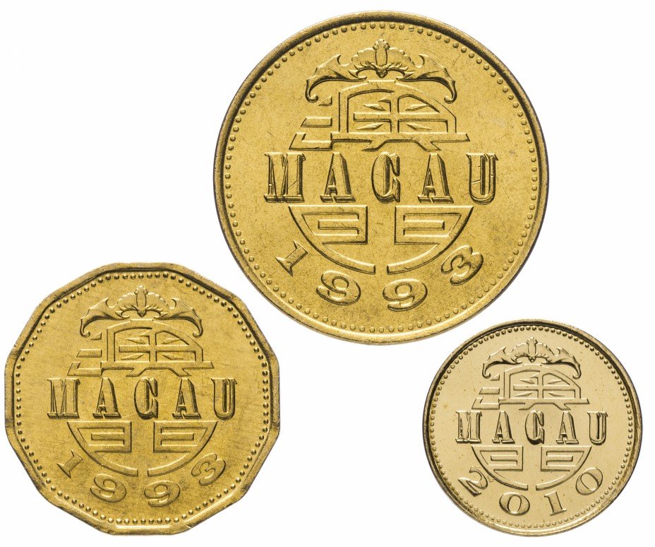 купить Макао (КНР)  набор монет 1993-2010 (3 штуки)