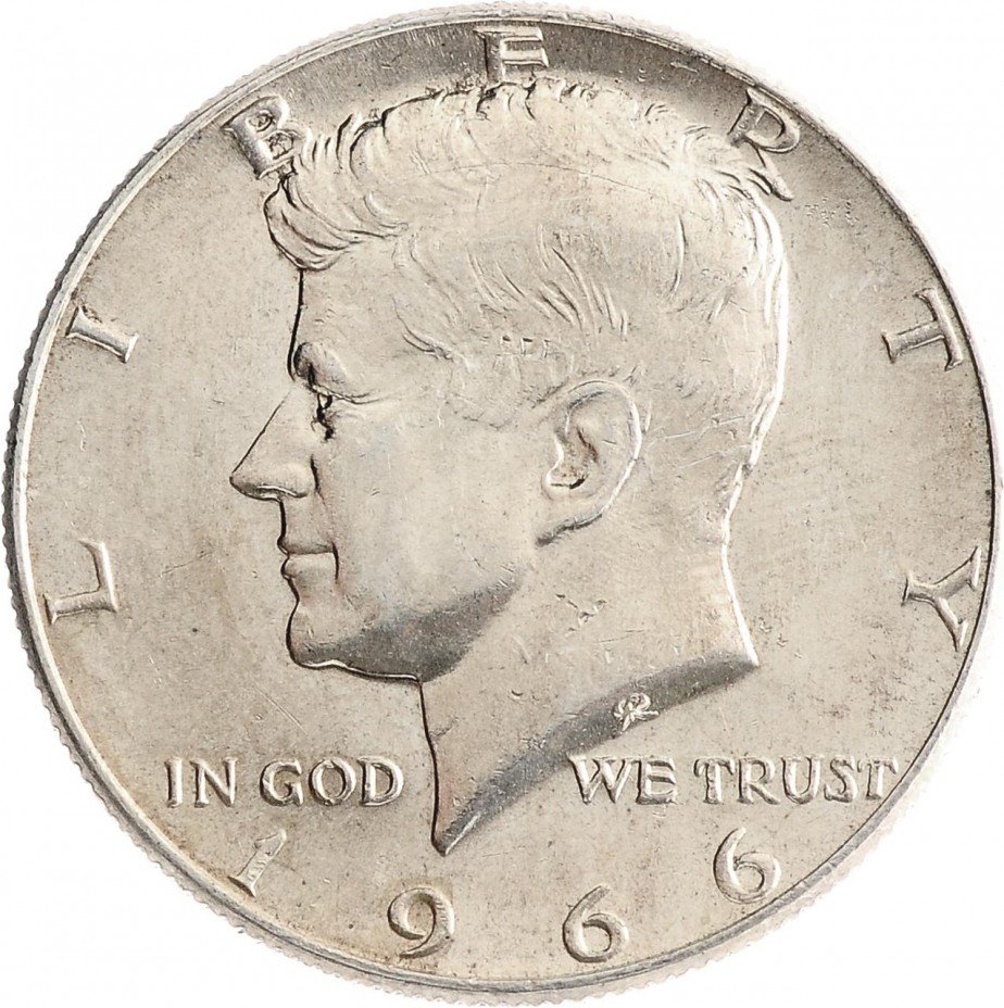 купить Полдоллара США (50 центов) 1966 Кеннеди