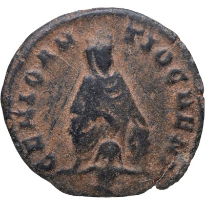 купить Римская империя, анонимный фоллис [АЕ3] г. Антиохии времен Максимина II Даза, 308-313 гг.