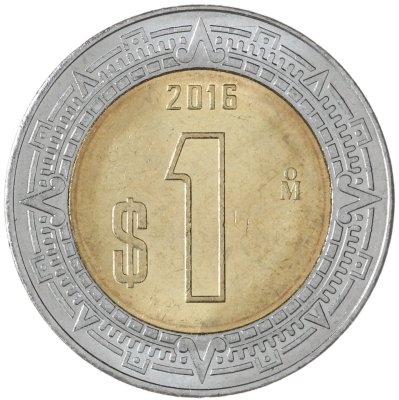 купить Мексика 1 песо 2016