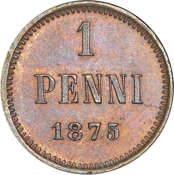 купить 1 пенни 1875 года