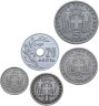 Купить Греция - набор 20, 50 лепта, 1, 2, 5 драхм 1954 (5 монет)