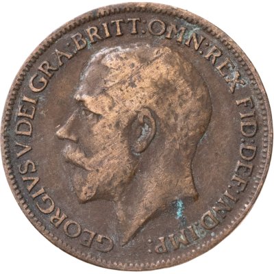 купить Великобритания 1 фартинг (farthing) 1921