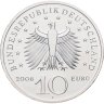 Купить Германия 10 евро (euro) 2006 F "225 лет со дня рождения Карла Фридриха Шинкеля"