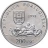 Купить Португалия 200 эскудо (escudos) 1998 "Путешествие Васко да Гамы в Индию 1498 года - Мозамбик"