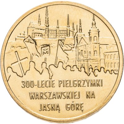 купить Польша 2 злотых 2011 "300 лет Варшавского Паломничества к Ясной Горе (300-lecie Pielgrzymki Warszawskiej na Jasną Górę)"
