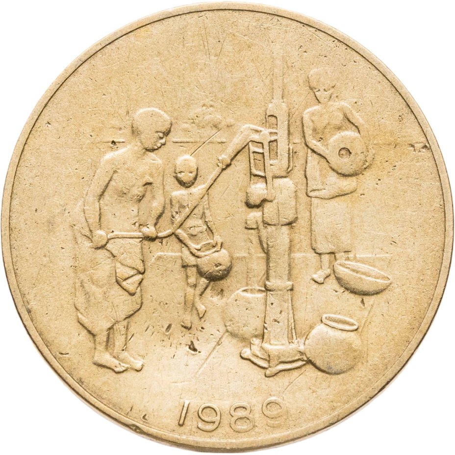 Купить Западная Африка (BCEAO) 10 франков (francs) 1989 "ФАО"