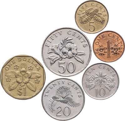 купить Сингапур, набор монет 1992-2013 (6 штук)