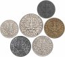Купить Польша, набор монет от 5 до 50 грошей 1923 года (6 шт.)