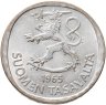 Купить Финляндия 1 марка (markka) 1965 S