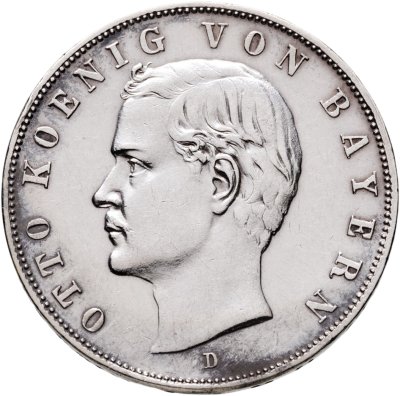 купить Германия (Империя) 3 марки (mark) 1913 D Бавария