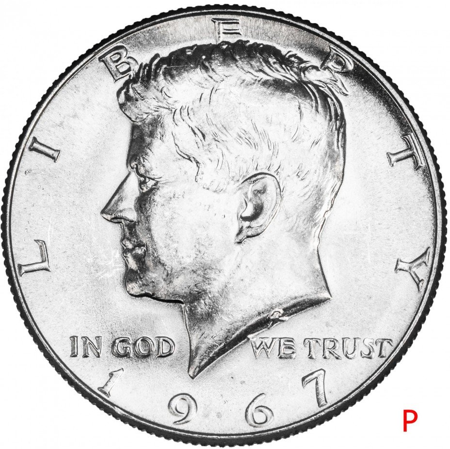 купить США Полдоллара 1967 Кеннеди, двор P