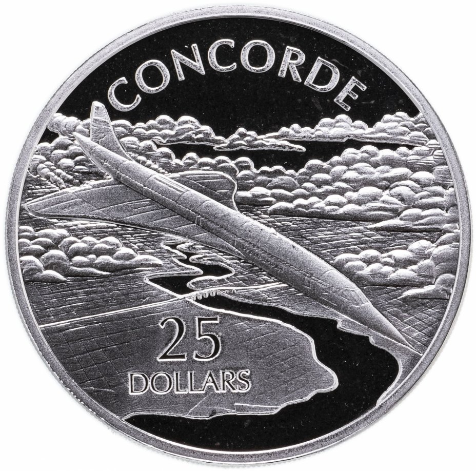 купить Соломоновы острова 25 долларов 2003 "Самолеты мира: Конкорд"