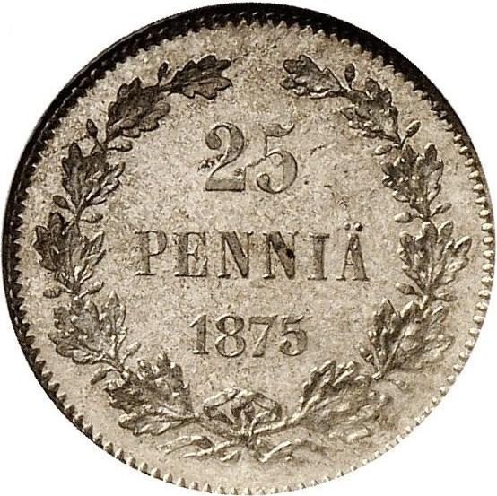 купить 25 пенни 1875 года S