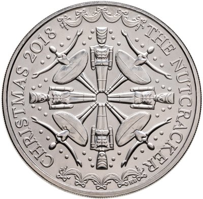 купить Великобритания 5 фунтов (pounds) 2018 "Щелкунчик"