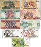 Купить Бразилия набор из 9 банкнот 1, 50, 100, 200, 1000, 100000 крузейро 1972-1990