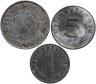Купить Германия набор 1,5,10 рейхспфеннигов 1941, Двор "J"