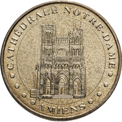 купить Франция туристический жетон "Собор Амьенской Богоматери" 2011