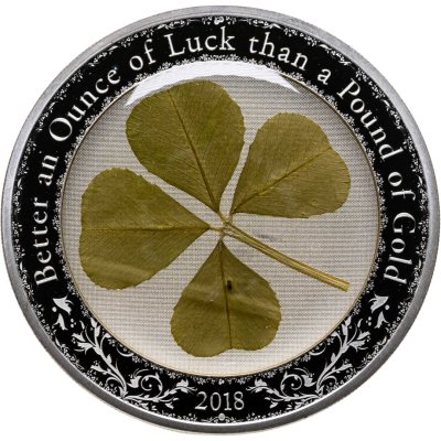 купить Палау 5 долларов 2018 "Клевер на удачу", с сертификатом