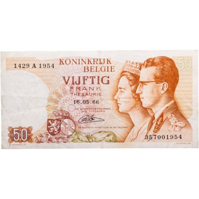 купить Бельгия 50 франков 1966 год