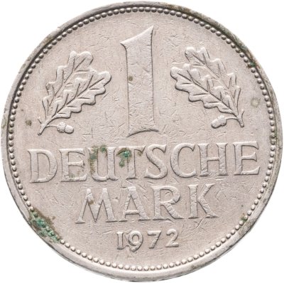 купить Германия 1 марка 1972, знак монетного двора: "D" - Мюнхен