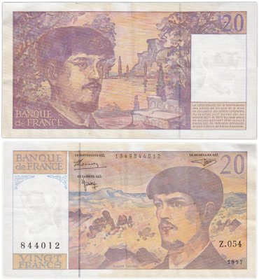 купить Франция 20 франков 1997 (Pick 151i)