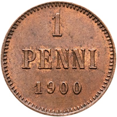 купить 1 пенни (penni) 1900 Российская Финляндия