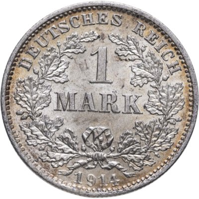 купить Германия 1 марка 1914 Знак монетного двора: "D" - Мюнхен