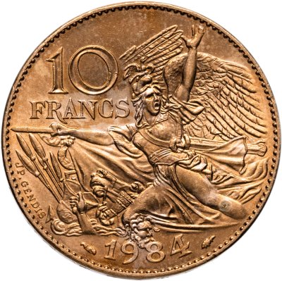 купить Франция 10 франков (francs) 1984 "200 лет со дня рождения Франсуа Рюда"